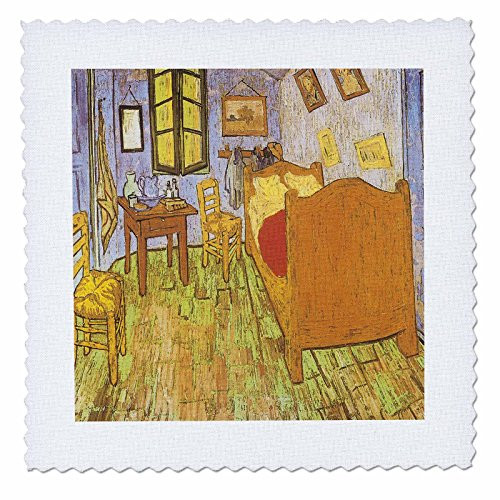 3dRose qs-128156-7 Van Goghs Bedroom in Arles by Vincent Van Gogh Quilt Square 18 by 18-Inch 3dRose qs-128156-7 Van Goghs Bedroom in Arles by Vincent Van Gogh Quilt Square 18 by 18-Inch