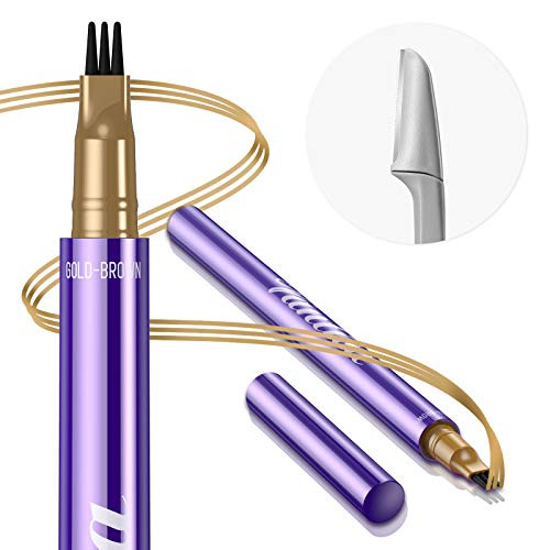 VANTICA Eyebrow Tattoo Pen - Liquid Tat Brow Microblading Pen Waterproof Eyebrow Pencil with 3 Micro-Fork Tips Creates Long-lasting Natural Eye Brows VANTICA Eyebrow Tattoo Pen - Liquid Tat Brow Microblading Pen Waterproof Eyebrow Pencil with 3 Micro-Fork Tips Creates Long-lasting Natural Eye Brows