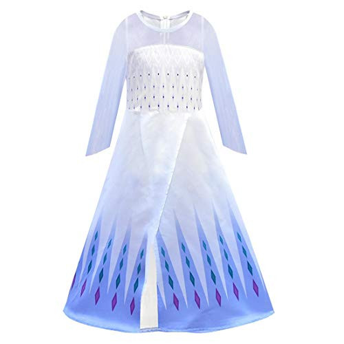 ocarseii Girls Cute Dress Princess Costume Girls Fancy Party Dress Up Blue 110