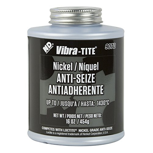 Vibra-TITE 90726 Nickel Anti-Seize Lubricant Compound  16 oz Jar with Brush