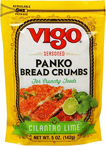 Vigo Cilantro Lime Seasoned Panko  5 Ounce -Pack of 6-