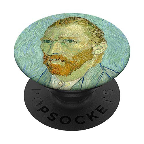Van Gogh Self-Portrait Art Painters Gifts For Artist 4 PopSockets Grip and Stand for Phones and Tablets