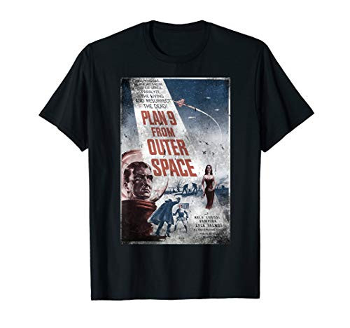 PLAN 9 FROM OUTER SPACE Movie Poster Vintage Film Fan Gift T-Shirt