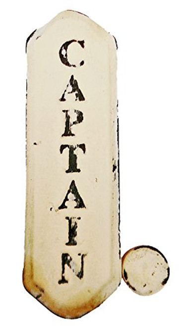 Nautical Tropical Imports Captain Door Knocker Cast Iron with Distressed Cream Finish Nautical Tropical Imports Captain Door Knocker Cast Iron with Distressed Cream Finish