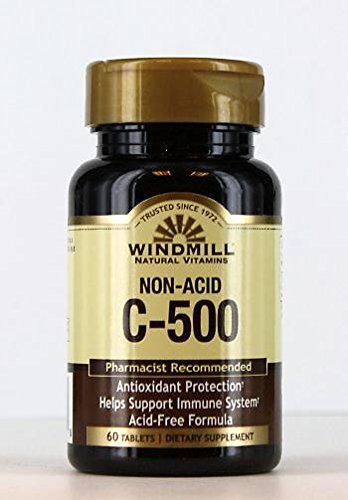 Vitamin C Tablet 500mg Non-Acid Wmill - 60 by WINDMILL