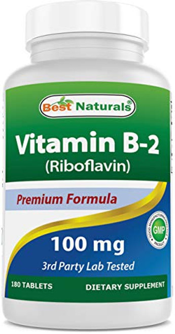 Best Naturals Vitamin B2 100 mg 180 Tablets Best Naturals Vitamin B2 100 mg 180 Tablets