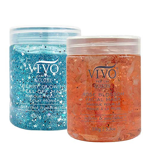 Vivo Per Lei Rose Blossom Face Mask and Vitamin C Sheet Mask - 2 Pack Vivo Per Lei Rose Blossom Face Mask and Vitamin C Sheet Mask - 2 Pack