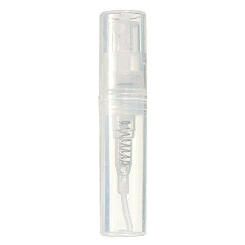 20 Pcs Mini Tiny 2ml Plastic Transparent Perfume Spray Bottle Empty Refillable Water Lotion Perfume Atomizer Bottle Container Cosmetic Atomizers Sprayer