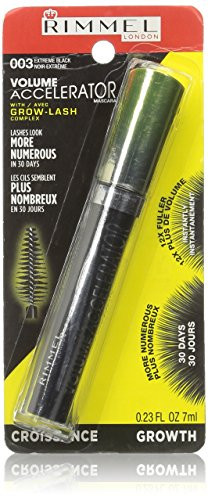 Rimmel Volume Accelerator Mascara  Extreme Black  -23 Ounce