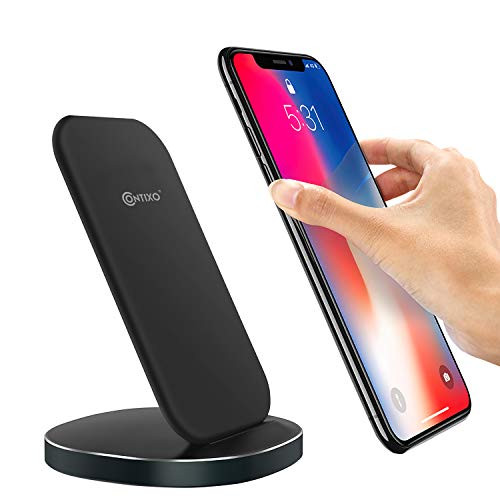 Contixo W3 Wireless Charger Stand Qi-Compatible for iPhone 11 11 Pro 11 Pro Max XR Xs Max XS X 8 8 Plus 10W Fast-Charging Galaxy S10 S9 S8 Contixo W3 Wireless Charger Stand Qi-Compatible for iPhone 11 11 Pro 11 Pro Max XR Xs Max XS X 8 8 Plus 10W Fast-Charging Galaxy S10 S9 S8
