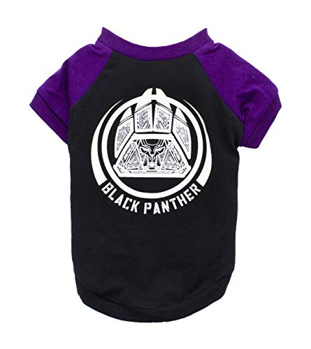 Marvel Comics for Dogs Marvel Black Panther Dog Tee - Avengers Infinity War Shirt for Large Dogs - X-Large