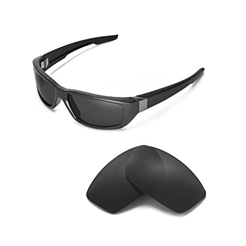 Walleva Replacement Lenses for Spy Optic Dirty MO Sunglasses - Multiple Options Available -Black - Polarized-