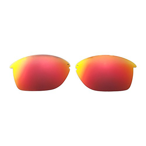 Walleva Replacement Lenses for Oakley Unstoppable Sunglasses - Multiple Options Available -Fire Red - Polarized-