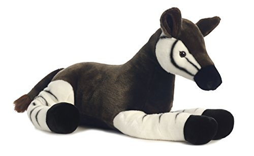 Aurora World Super Flopsie Animal Plush, Okapi