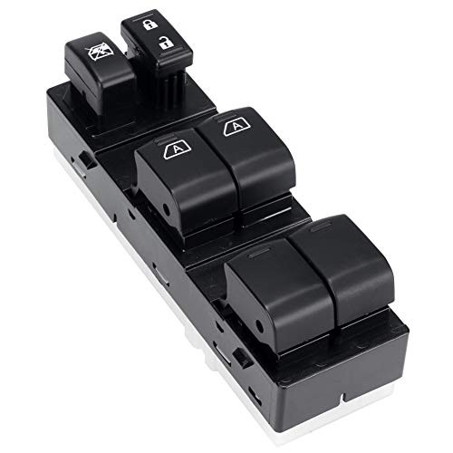 TTIIHOT Compatible with Master Power Window Switch Nissan Altima 4 Door 2007-2012 Front with Auto Down Feature - Front Left Driver Side Control Switch