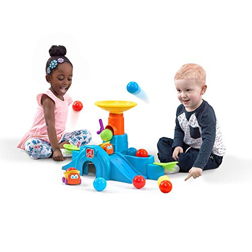 Step2 Ball Buddies Tunnel Tower - Toddler Ball Activity Toy - Play Balls Included