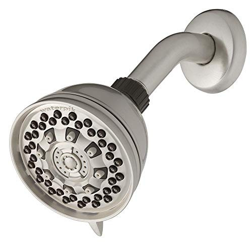 Water Pik XAT-619E 6-Setting Fixed-Mount Showerhead  Nickel - Quantity 1