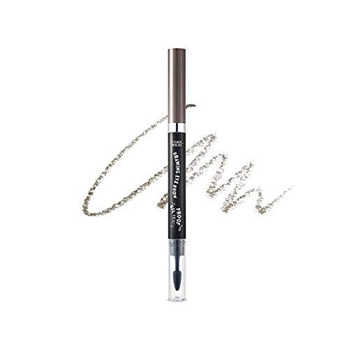 Etude House Drawing Eye Brow Proof Gel Pencil -05 Grey Brown- - Waterproof Eyebrow Pencil - Natural Eyebrows that Last For a Long Time