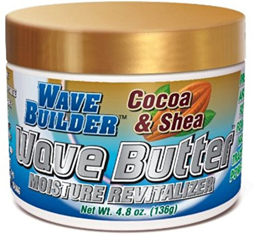 WaveBuilder Cocoa and Shea Wave Butter Moisture Revitalizer  4-8 oz -Pack of 2-