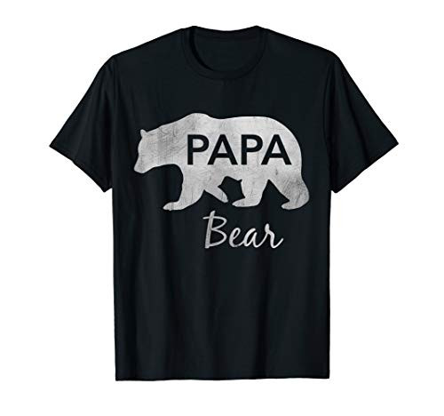 Mens Papa Bear Great Gift For Dad  Father  Grandpa T-Shirt