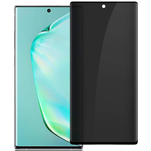 Galaxy Note 10 Plus Privacy Screen Protector  9H Hardness Case Friendly Anti-spy Peeking Tempered Glass Screen Protector  for Samsung Galaxy Note 10 P