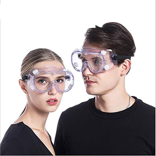 Safety Goggles Anti Fog Glasses for Science Class Protective Goggles That Fit Cver Glasses Indirectly-vented Goggles Labratory Full Eye Protector Chem