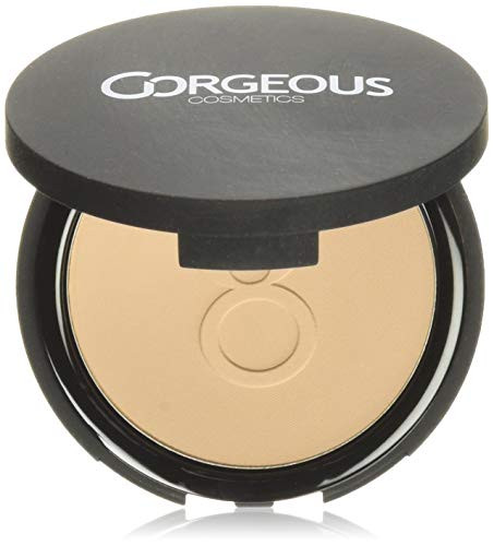 Gorgeous Cosmetics  Airspire Pressed Powder Foundation  Compact With Mirror  Highly pigmented  Buildable  Medium Coverage  Shade 07-ASP