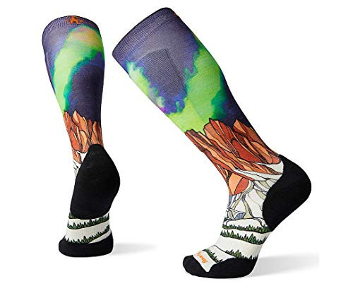 Smartwool PhD Ski Light Elite Homechetler Print Multicolor LG -Mens Shoe 9-11-5-