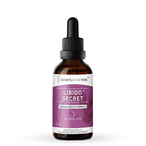 Libido Secret Alcohol-Free  Glycerite Ashwagandha Maca Oatstraw Catuaba Guarana Barrenwort - Horny Goat Weed Muira Puama Cordyceps- Tincture  Herbal E