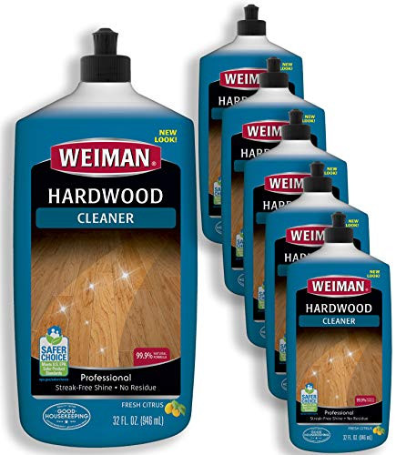 Weiman Hardwood Floor Cleaner - 32 fl oz -6 Pack-
