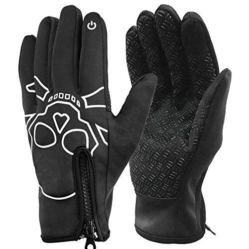 AOHAN Winter Warm Gloves Touch Screen Gloves Windproof Cycling Gloves Cold Weather Texting Gloves for Men Women