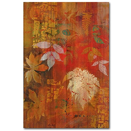 WGI-GALLERY WA-LR-812 Leaves Red Wall Art