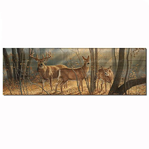 WGI-GALLERY Wooden Wall Art - Woodland Splendor - 24 x 8