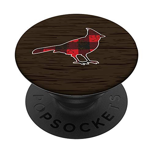 Triple G Mavs Lumberjack Cardinal Woodgrain PopSockets Stand for Smartphones and Tablets PopSockets Grip and Stand for Phones and Tablets