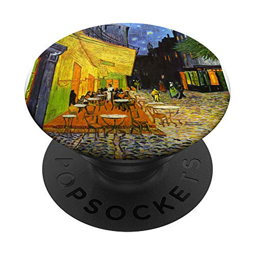 PopSockets Vincent van Gogh Cafe Terrace At Night PopSockets PopGrip Swappable Grip for Phones and Tablets