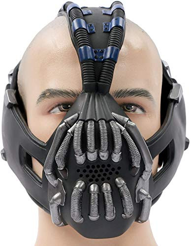 Bane mask Destroyer Mask Batman Movie Character PVC The Dark Knight Rises Halloween Cosplay Costume Prop- -Bane mask B-