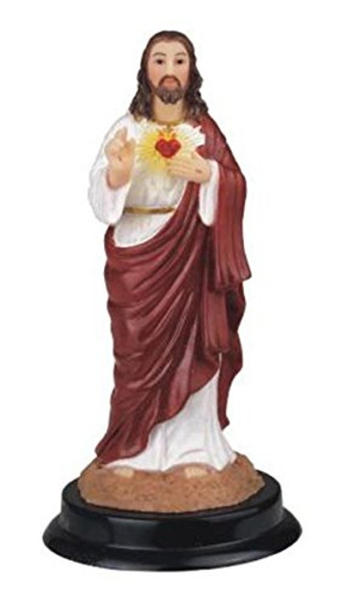 StealStreet SS-G-305.15 Sacred Heart Of Jesus Holy Figurine Religious Decoration Decor, 5" StealStreet SS-G-305.15 Sacred Heart Of Jesus Holy Figurine Religious Decoration Decor, 5"
