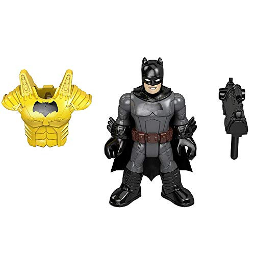Replacement Parts for Imaginext Batmobile - DC Superfriends Batmobile Playset DHT64 ~ Replacement Batman Figure  Yellow Vest and Gun
