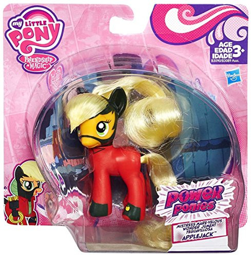 Hasbro My Little Pony Friendship is Magic Power Ponies Applejack Figure -Mistress Mare-Velous-