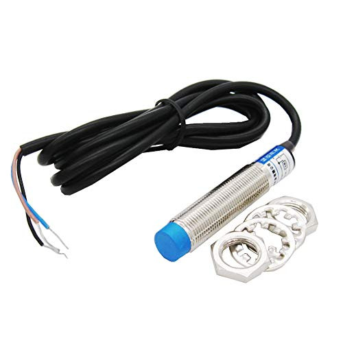 Twidec-M12 4mm Sensing Work Voltage 5V DC NPN NO -Normally Open- 3D Printer Cylinder inductive Proximity Sensor Switch Special for MCU LJ12A3-4-Z-BX-5