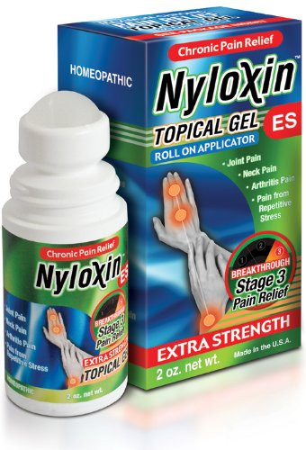 Nyloxin Extra Strength Roll-On Pain Relief Gel Topical Pain Reliever for Relieving Arthritis  Muscle  and Joint Pain -2 oz-