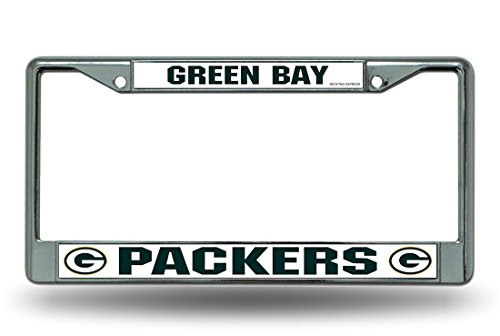 NFL Rico Industries Standard Chrome License Plate Frame  Green Bay Packers