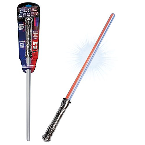 Loftus International Intergalactic LED Light Sonic Saber Sword with Sounds and Color Changing Effects