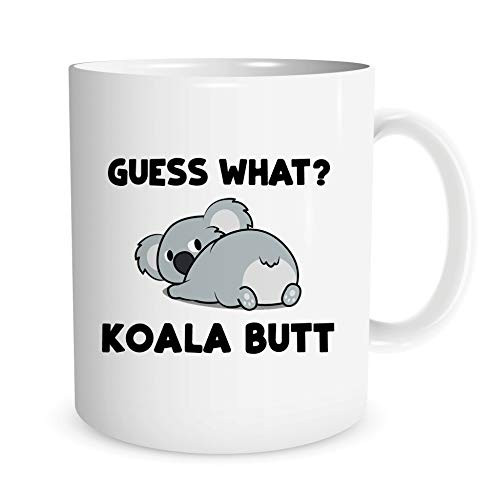 Koala Gifts for Koala Lovers Funny Novelty Mug Guess What Koala Butt Coffee Tea Cup Gift for Her Koala Gifts for Koala Lovers Funny Novelty Mug Guess What Koala Butt Coffee Tea Cup Gift for Her