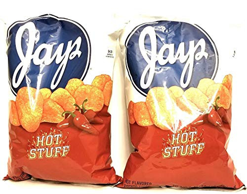 Jays Big Bag Hot Stuff Potato Chips 2 Pack 10 oz Bags