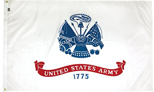 FlagSource U-S- Army Nylon Military Flag  Made in The USA  2x3