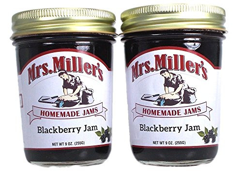 Mrs Millers Blackberry Jam -Amish Made- ~ 2 - 9 Ounce Jars
