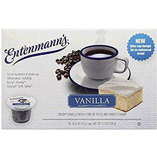 Entenmanns Single Serve Coffee  Vanilla  10 Count -Pack of 4-