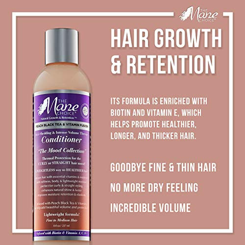 The Mane Choice Mane choice peach black tea and vitamin infusee anti-shedding and intense volume therapy conditioner  8 Ounce