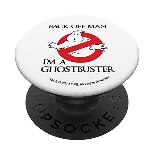 Ghostbusters Back Off Man  Im a Ghostbuster PopSockets PopGrip Swappable Grip for Phones and Tablets